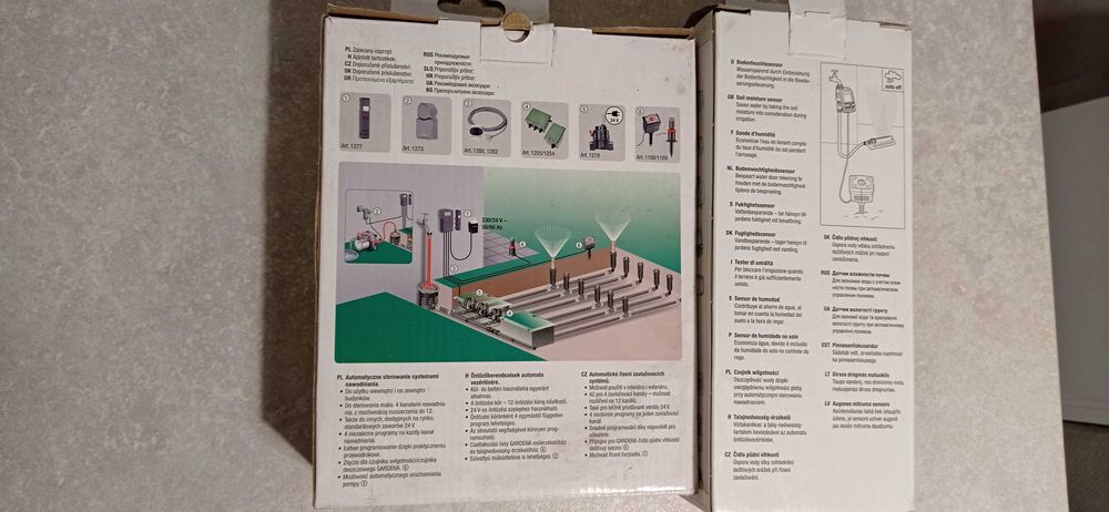 Zestaw do automatycznego nawadniania ogrodu, tunelu  marki Gardena
