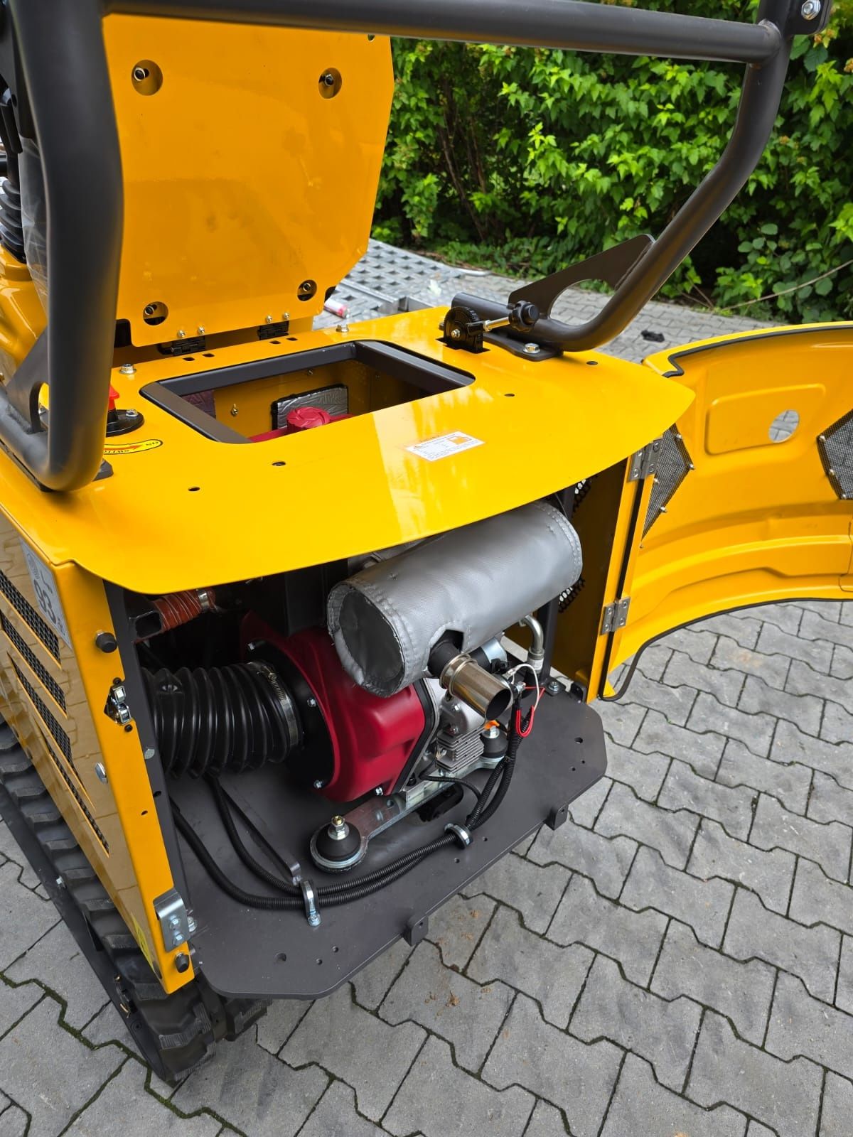 Minikoparka Nowa Berger Kraus BK900AS skrętne ramie Euro5