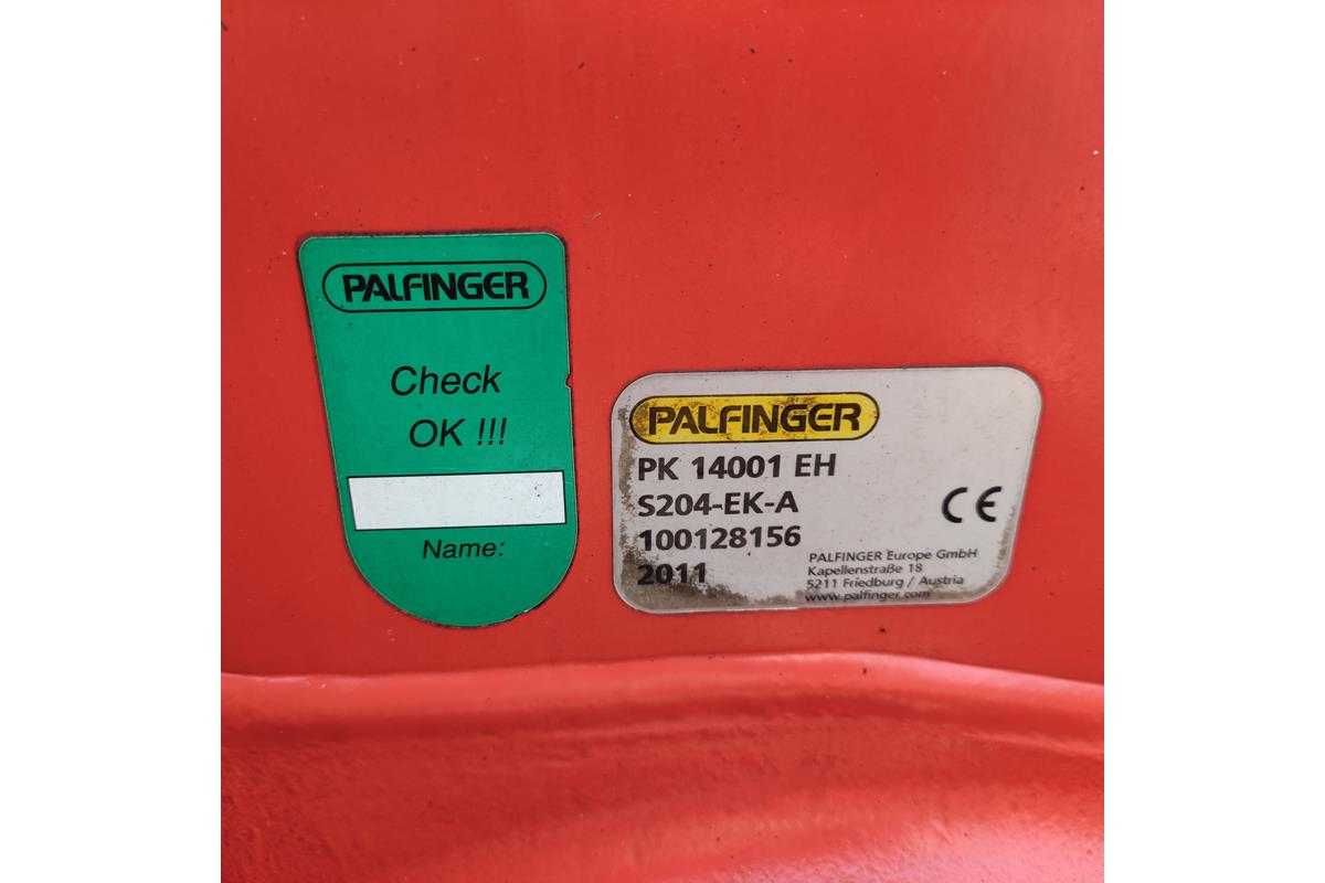 hds manipulator hiab palfinger pk14001