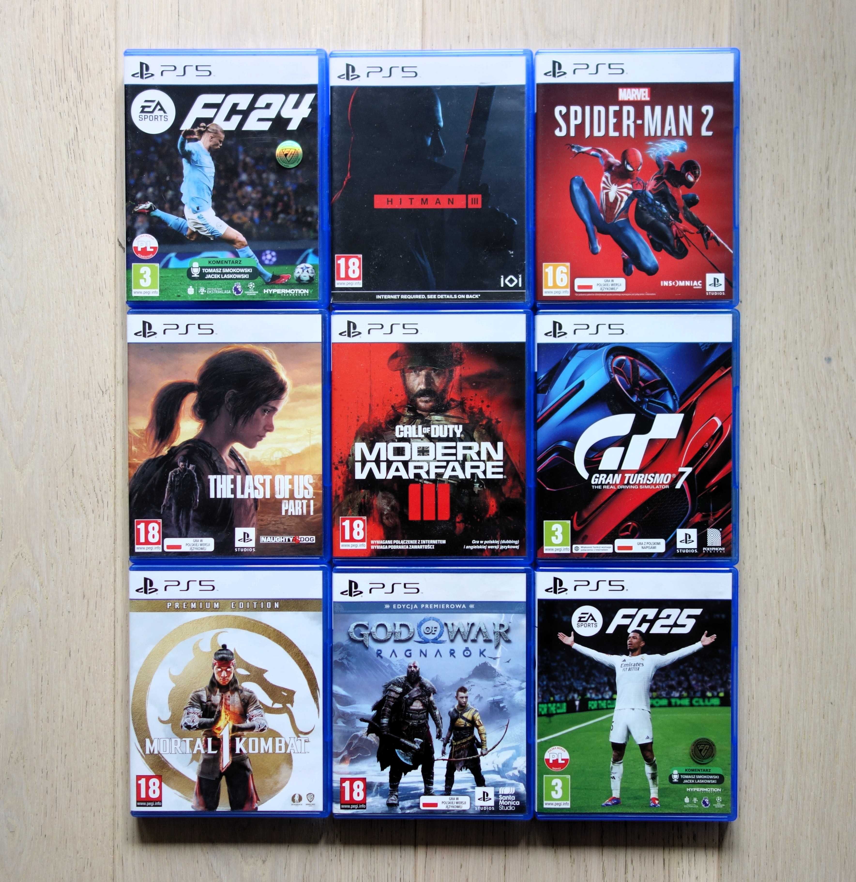 PS5 Nowe gry. Z dodatkami Marvel SPIDER-MAN 2 CODMW3 FC24 FC25 PS5 PS4