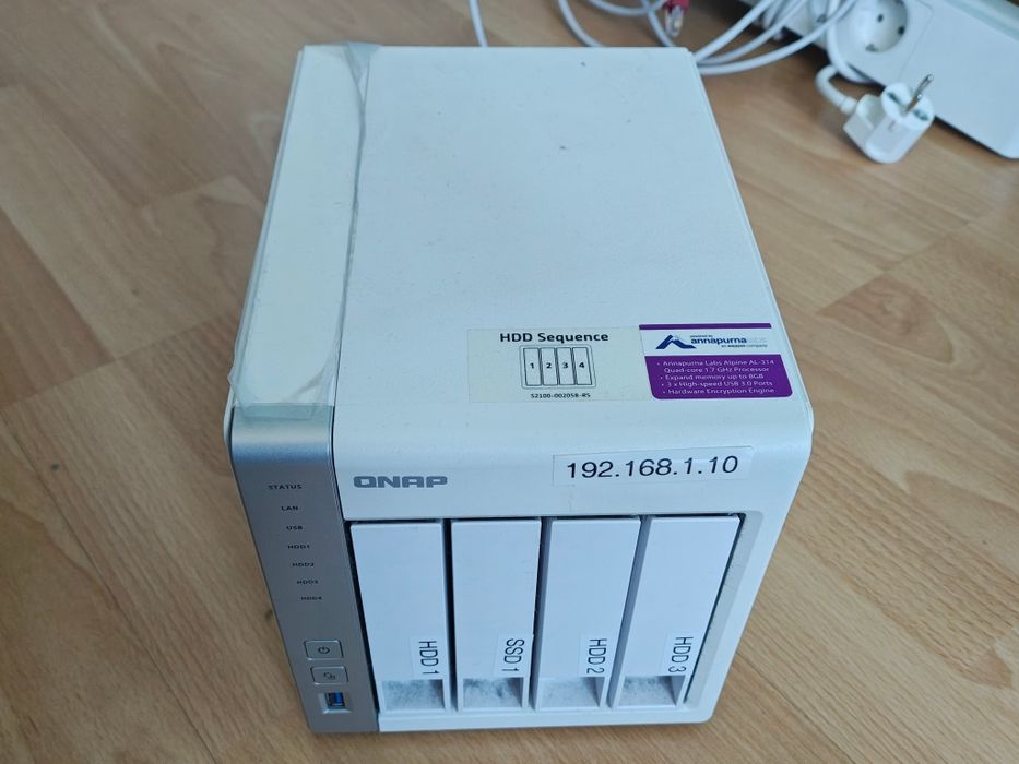 NAS qnap ts-431p2 + 12TB dysków