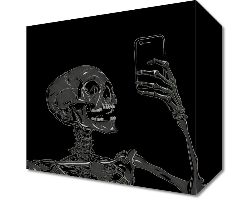 Obraz 20x20cm Selfie Poza Czasem