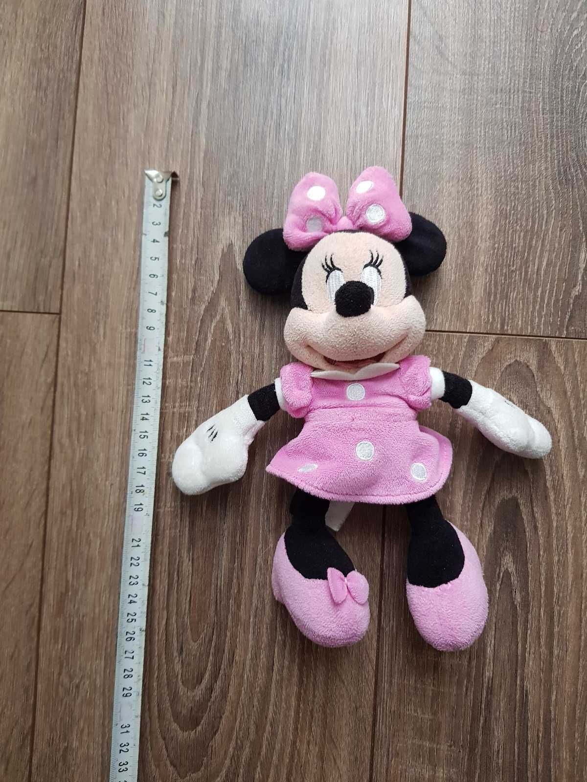 Pluszowa mała Myszka Minnie Mini Disney różowa sukienka  maskotka