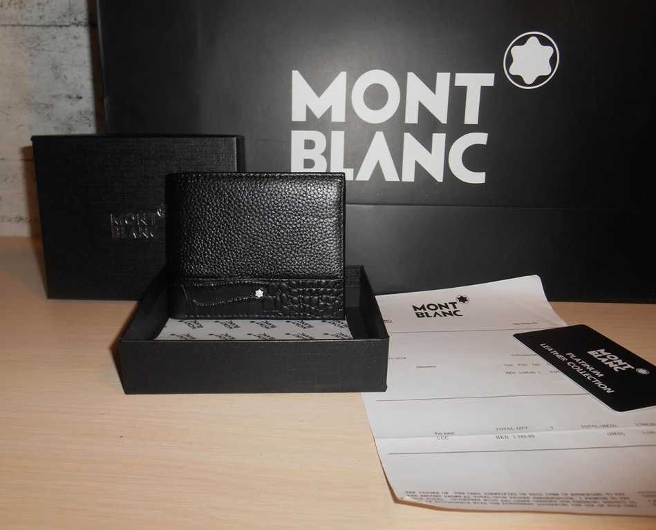 KLIP DO PIENIĄDZE portfel MĘSKI Mont Blanc, skóra 55-609