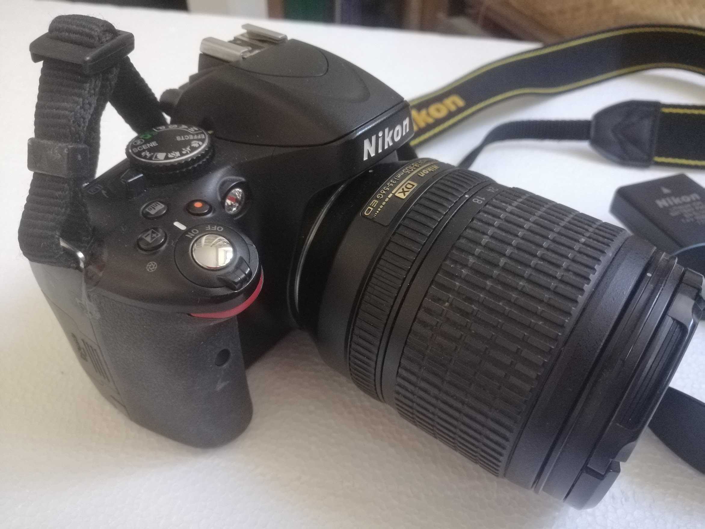 Nikon D5100+ objectiva 18-105 VR com 4 baterias