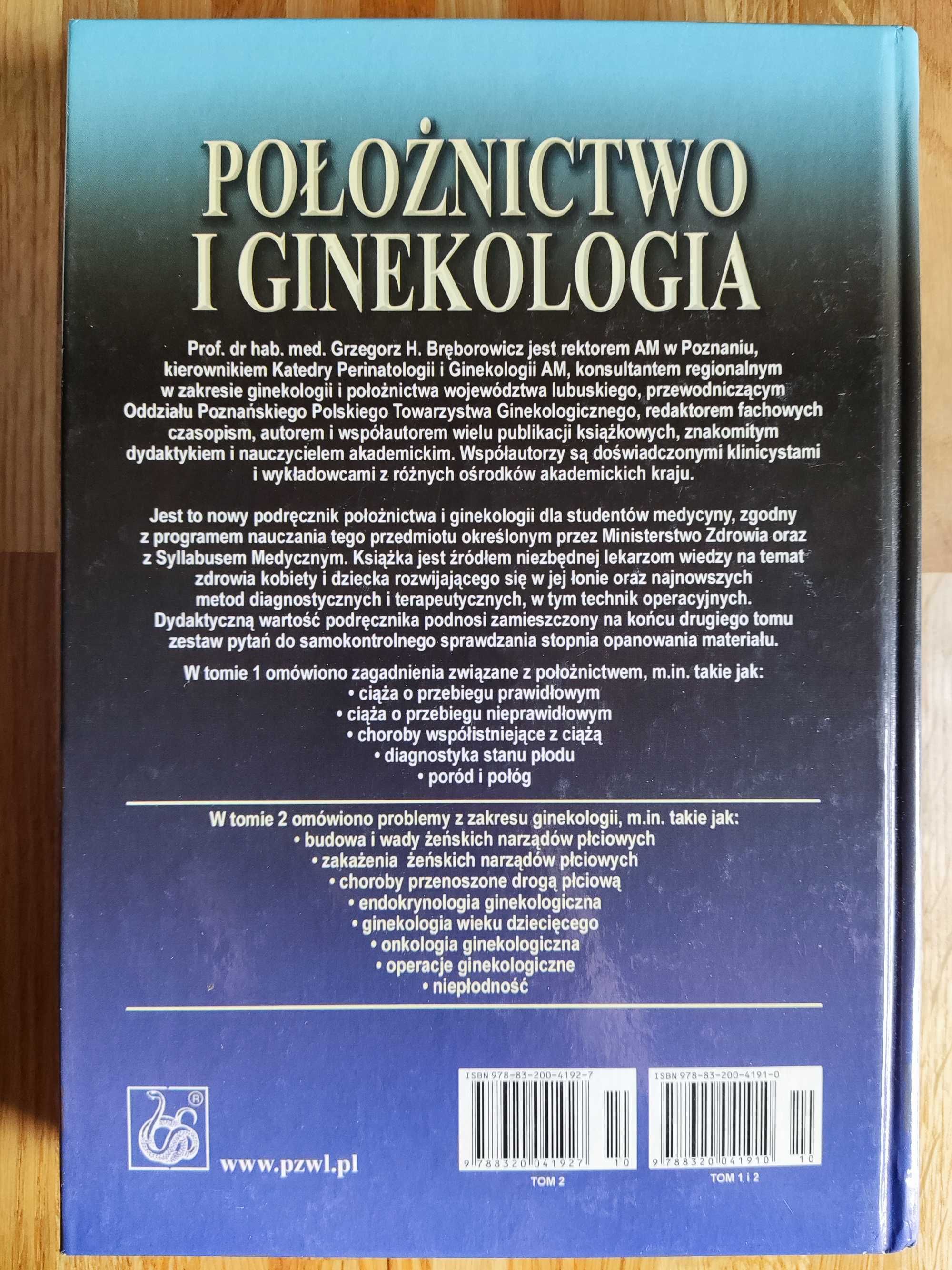 Położnictwo i ginekologia Grzegorz H. Bręborowicz Tom 2