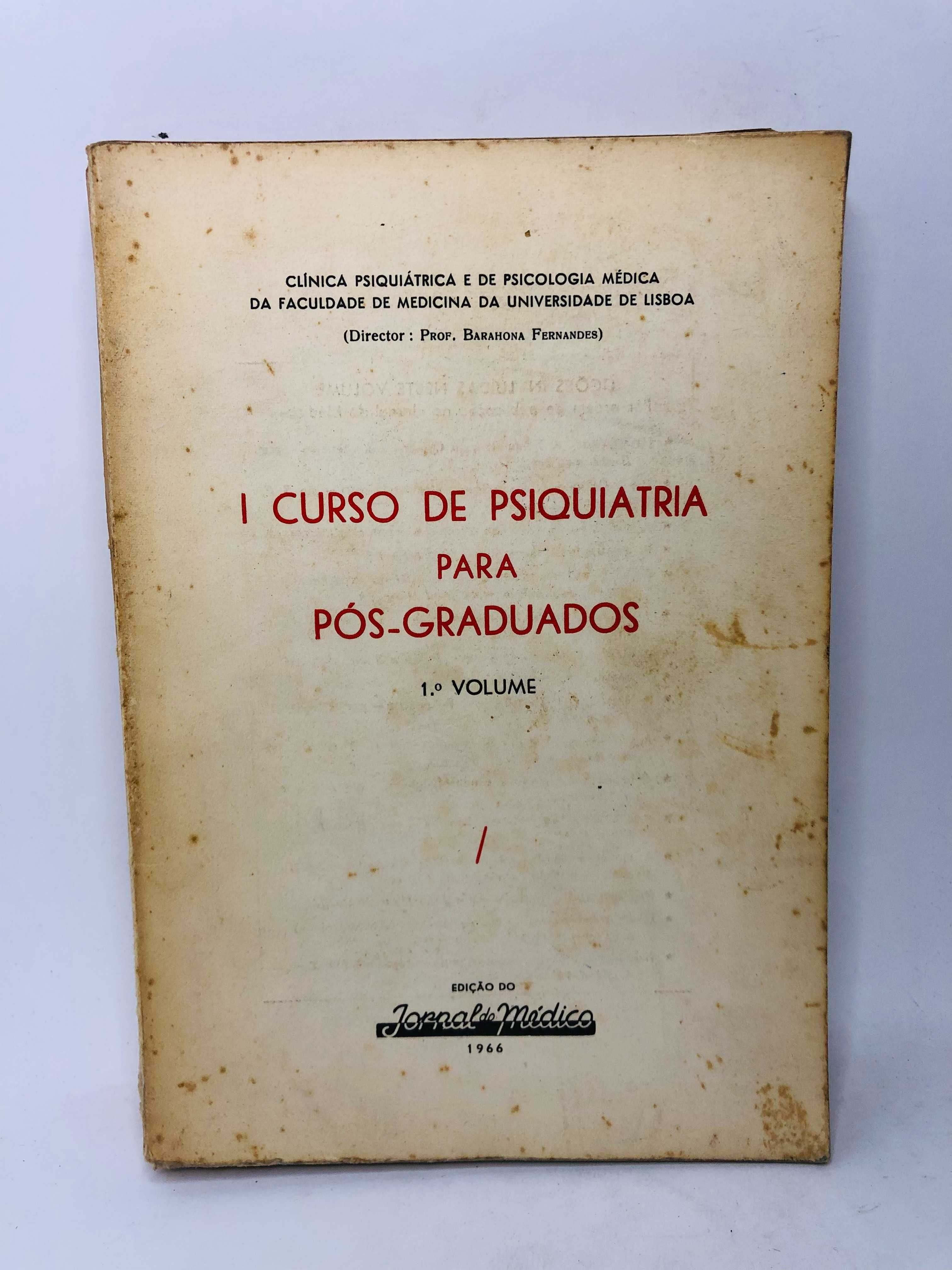 I Curso de Psiquiatria para Pós-Graduado 1º Volume