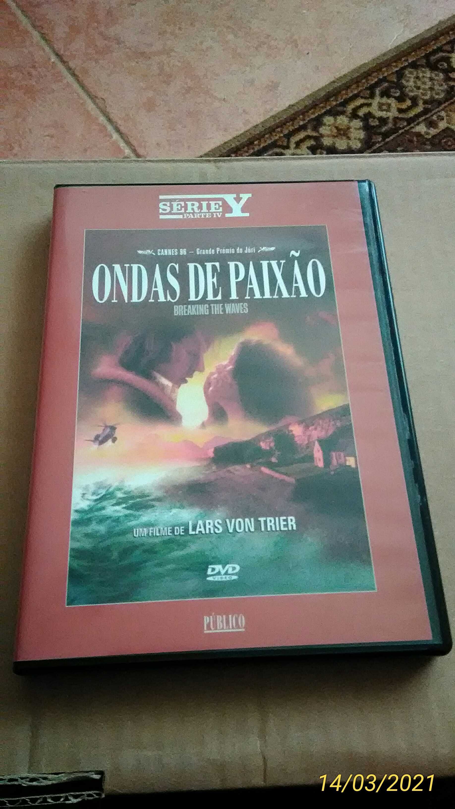 DVD Ondas de Paixão Filme Lars von Trier Emily Watson Jean-Marc Barr
