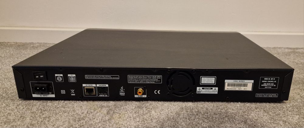 Amplituner Harman/kardon AVR255/230 Odtwarzacz Blu-Ray BDT20