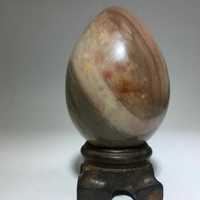 Jaspis polichromiczny, polerowane jajko, 349 g