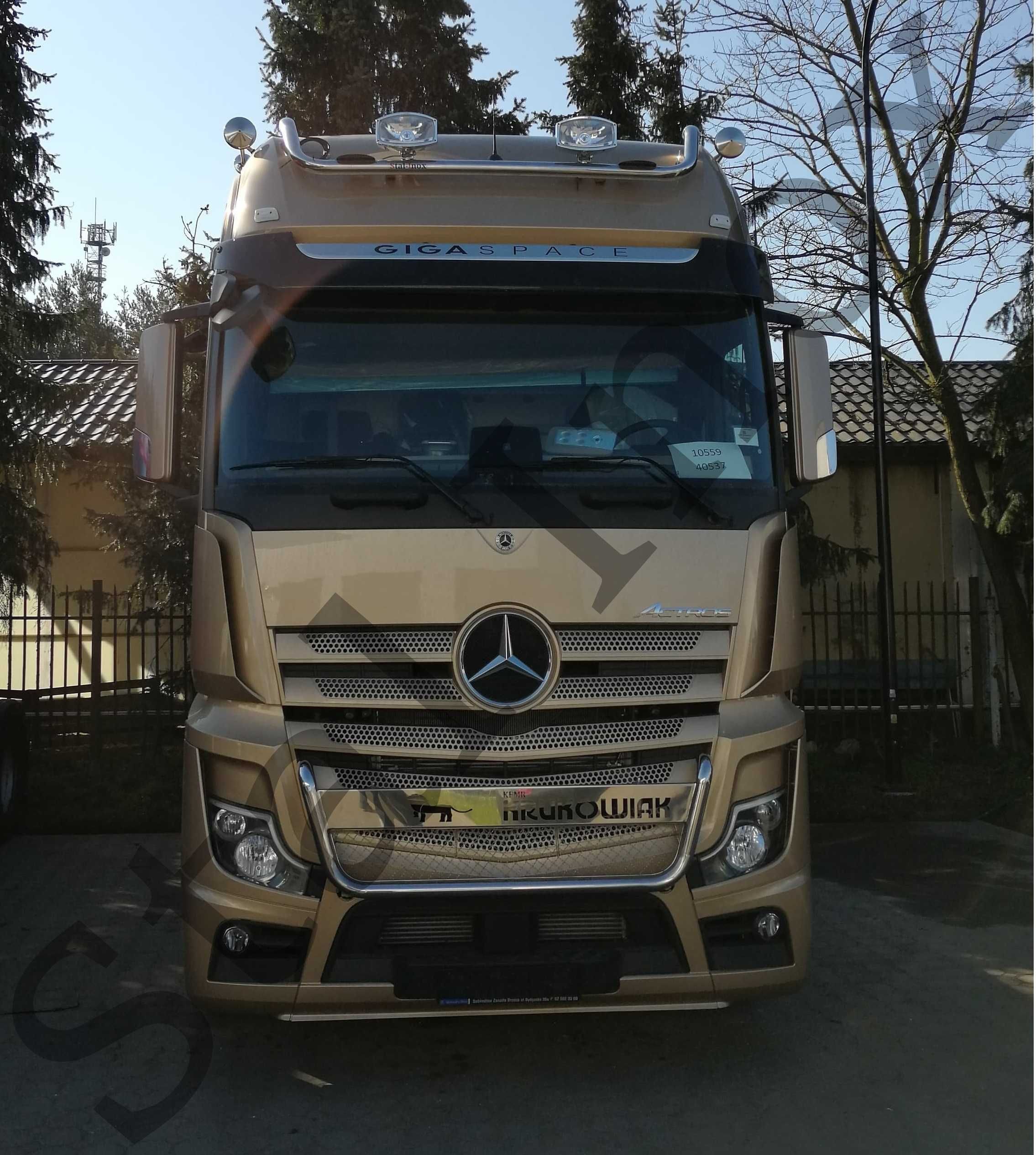 ORUROWANIE Górne Mercedes Actros MP4 Bigspace Gigaspace