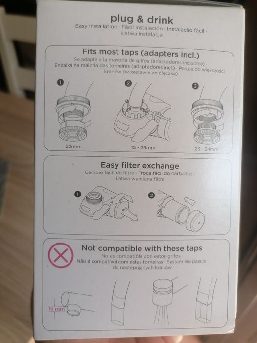 Brita water filter on tap para torneira novo na caixa