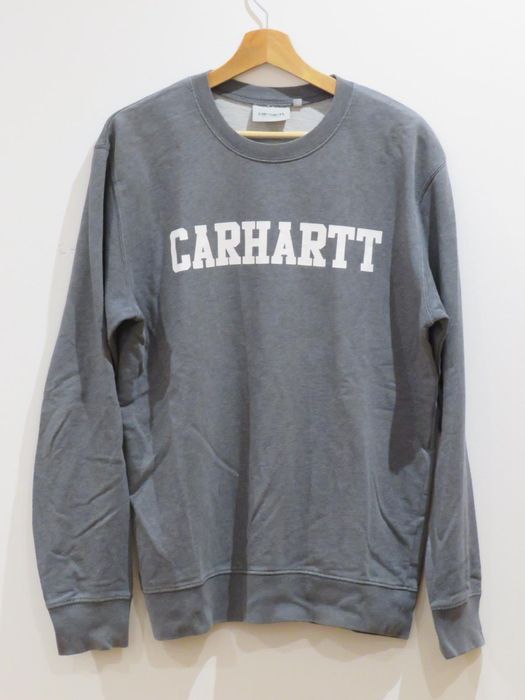 Camisola Sweat Carhartt | Cinza Escuro | Letras Brancas | Tamanho M