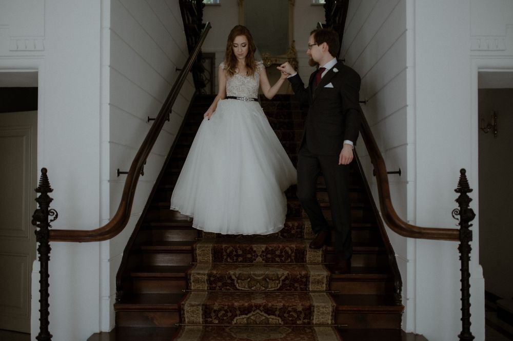 Piękna suknia ślubna Gala Machiko 36/38, ivory