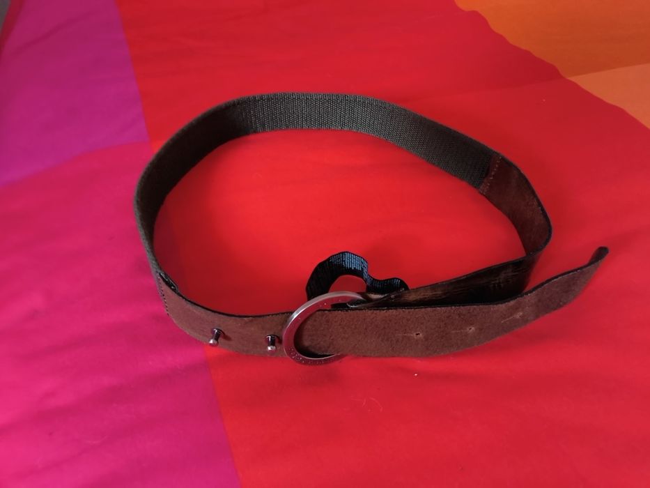 Cinto Salsa Jeans – Estilo Tropa em Couro Castanho e tecido!