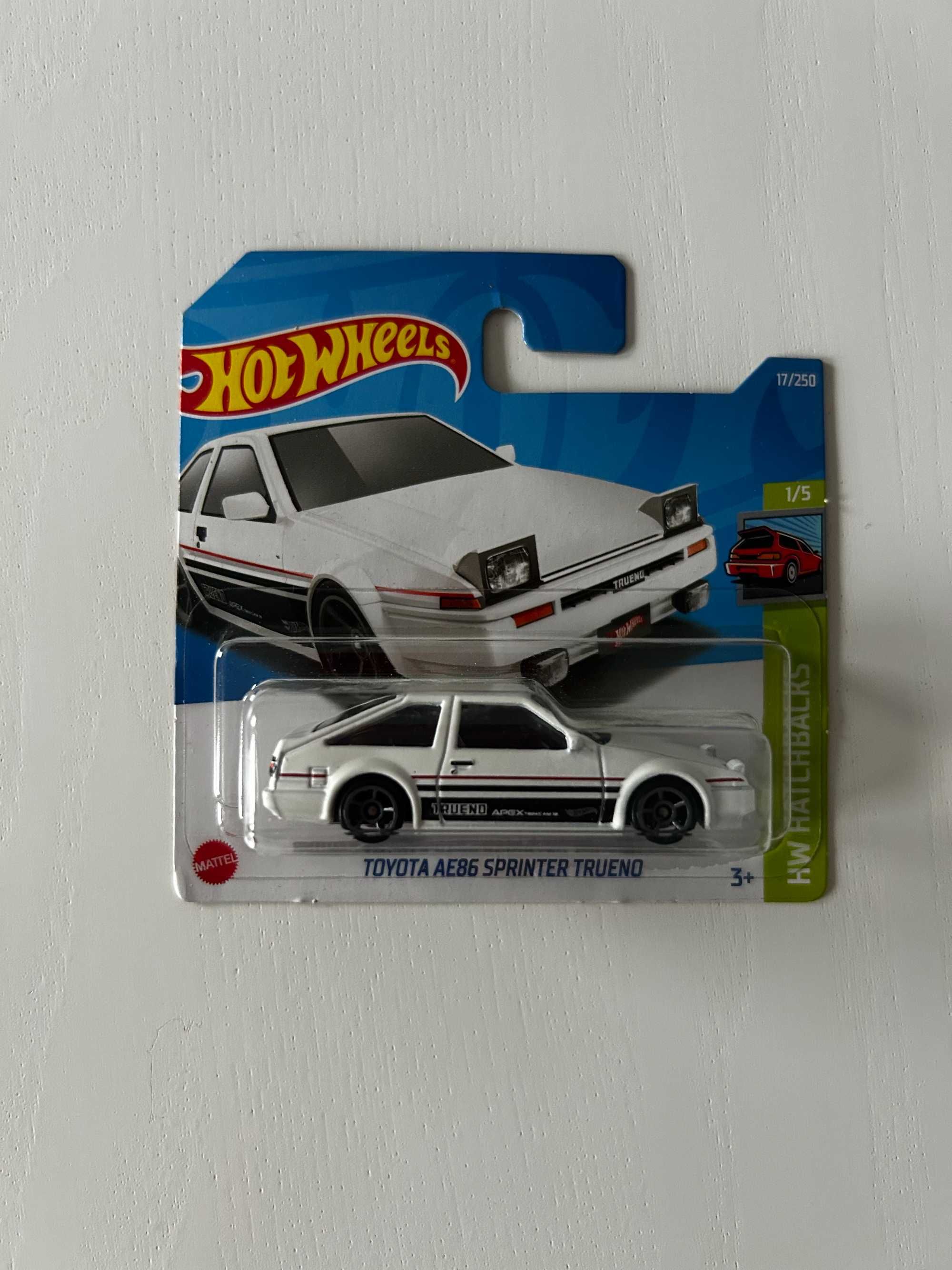 Hot Wheels TOYOTA AE86 SPRINTER TRUENO HCV01-M521 samochód model DRIFT