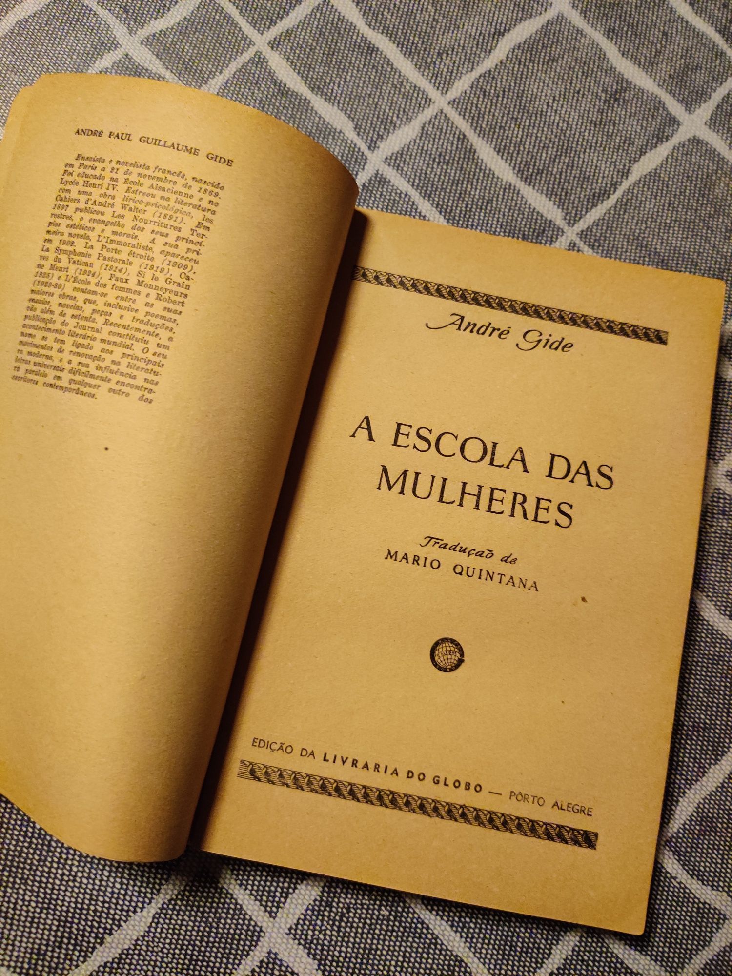 Livro A Escola das Mulheres - André Gide