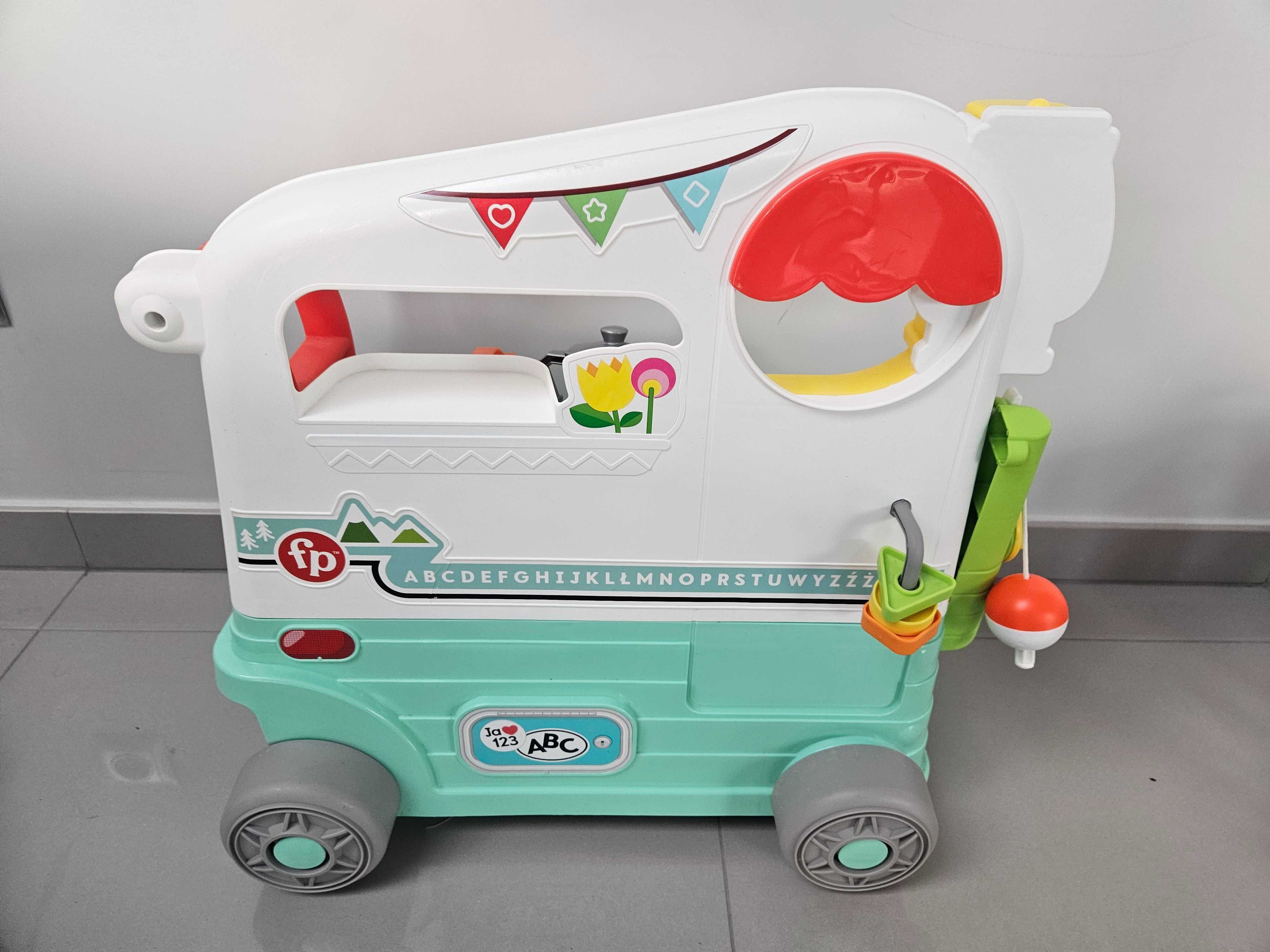 Fisher-Price Śmiej się i ucz: 3 w 1 inteligentne etapy Go Camper