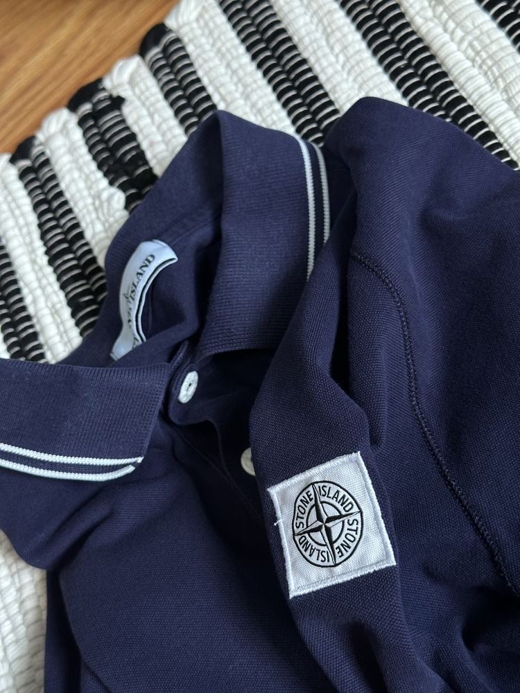Поло лонгслив Stone Island