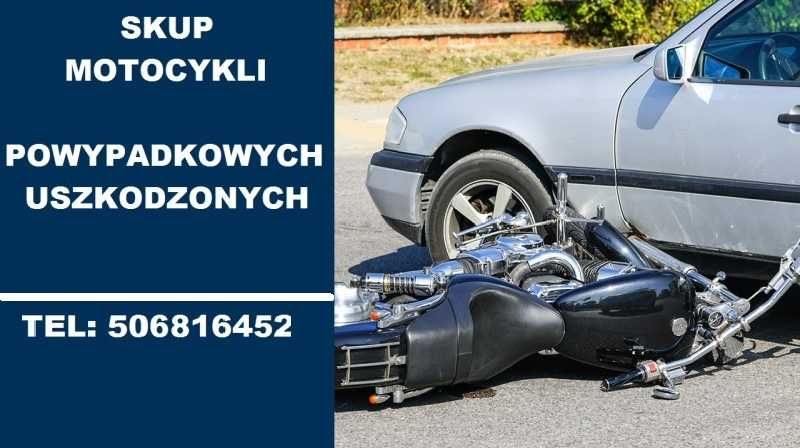 SKUP MOTOCYKLI POWYPADKOWYCH *Po wypadku *Rozbitych *Uszkodzonych