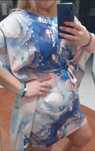 Letnia sukienka modny print uni S,M,L,XL