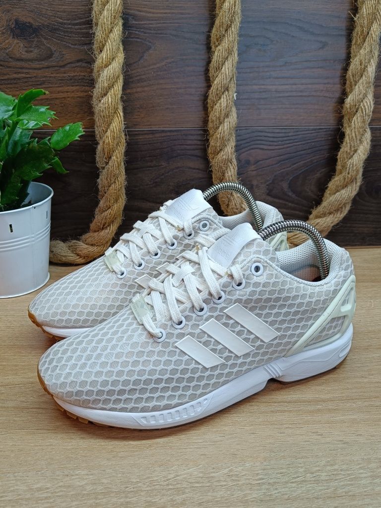 Beżowe buty sportowe sneakersy Adidas ZX Flux 39