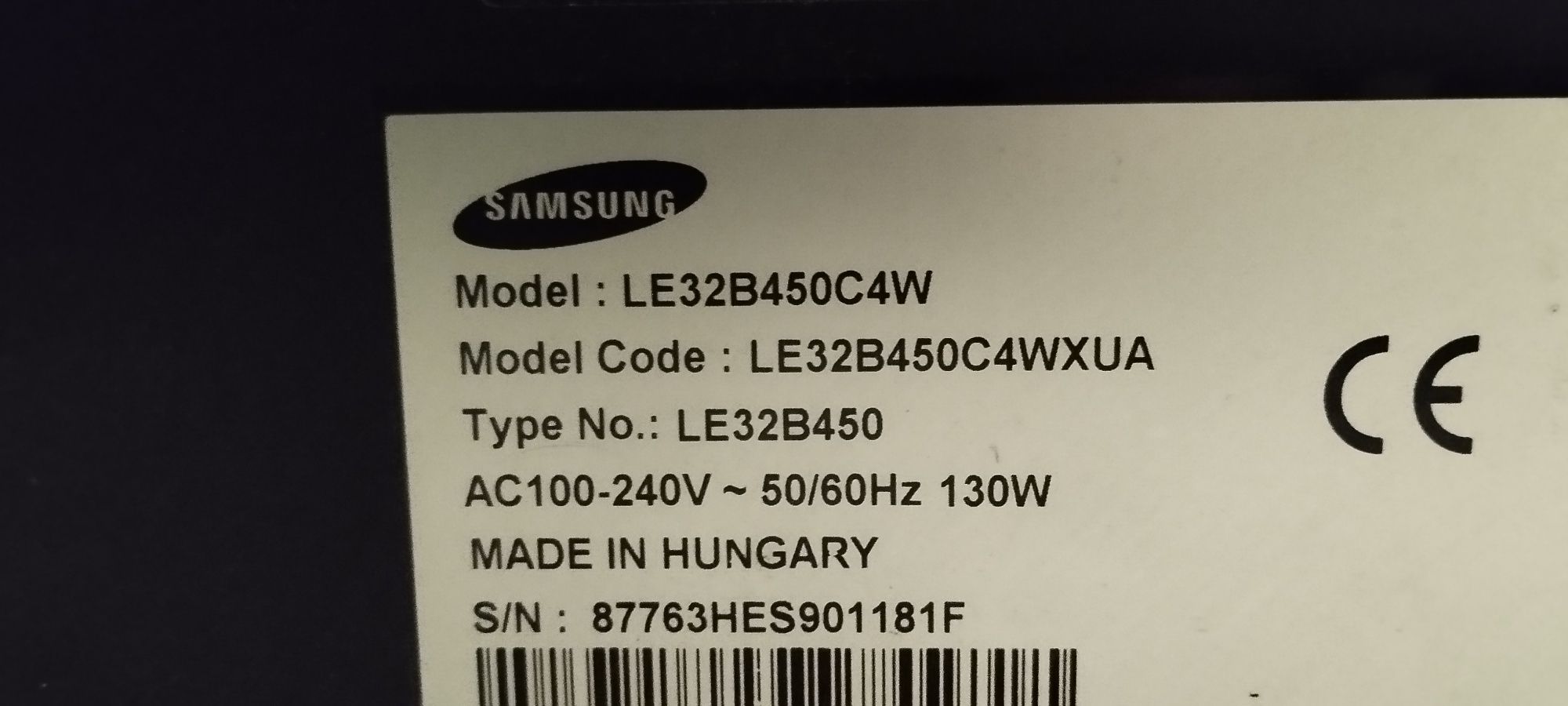 Телевізор Samsung