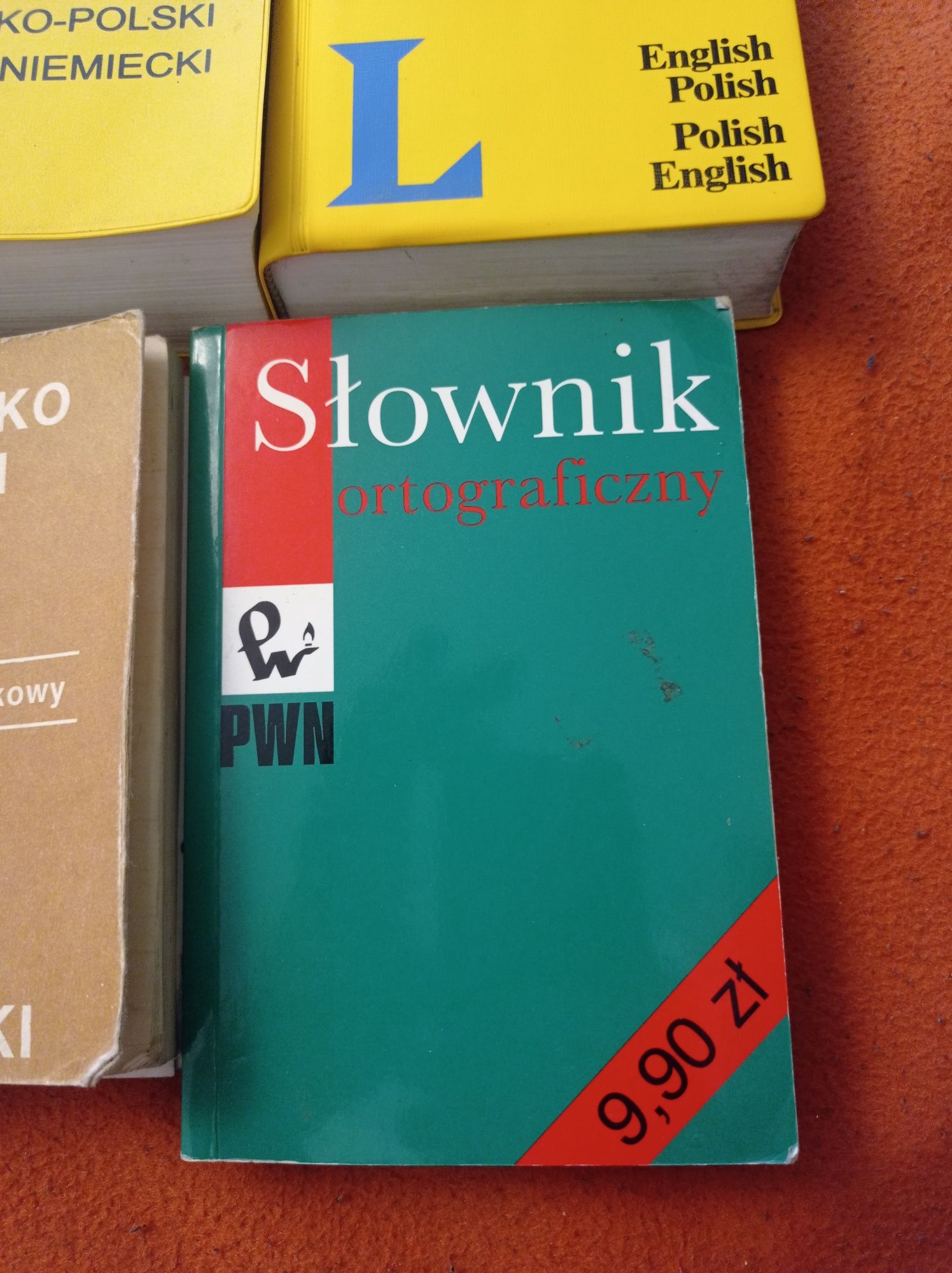 Słowniki polsko-angielskie, polsko-niemieckie, ortograficzne