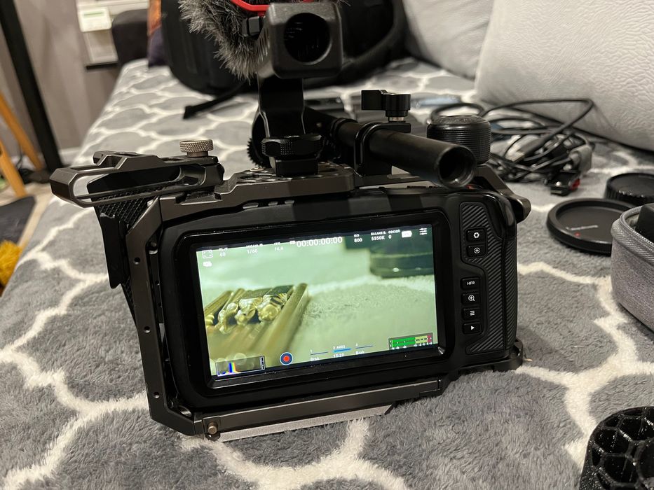 Blackmagic Pocket 6k + Lidar + Tilta + smallrig + batki itp