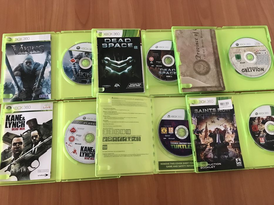 Лот 6 лицензионных игр XBOX 360 диски оригинал