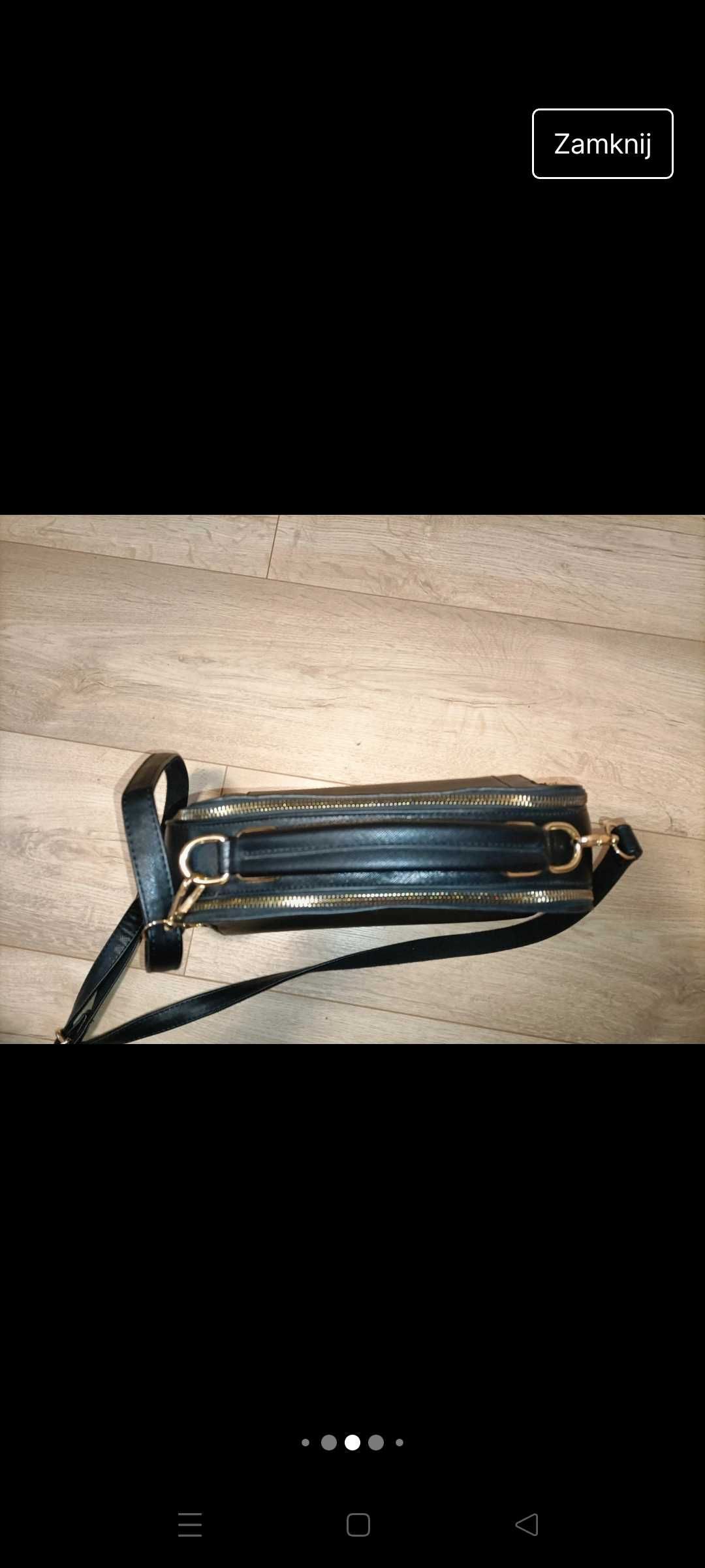 Torebka kuferek czarna elegancka
