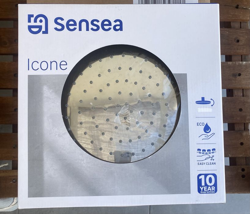 Cabeça de duche 23 cm cromado Sensea