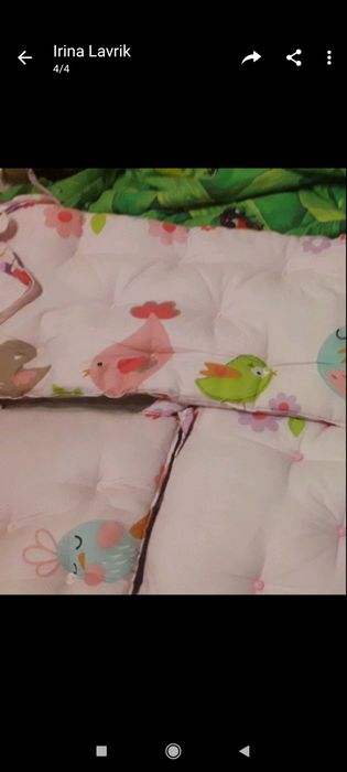 Бортики (защита) на кроватку geoby или другую любую