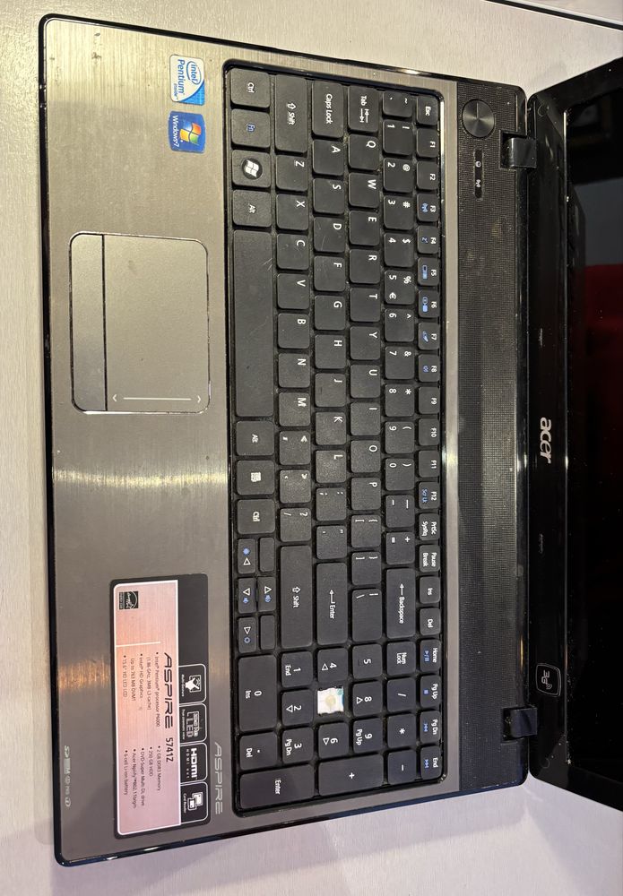 Acer aspire 5741 laptop na częsci całość