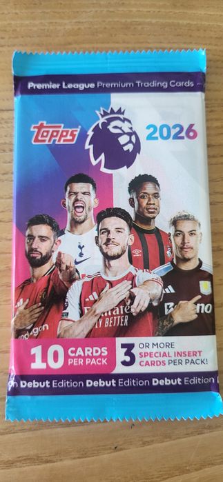 Topps Premier League 2026 - box - 28 saszetek