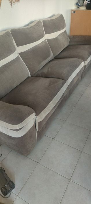 Sofá relax, elétrico, 3 lugares.