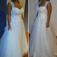 Suknia ślubna, NOWA, biała, tiul