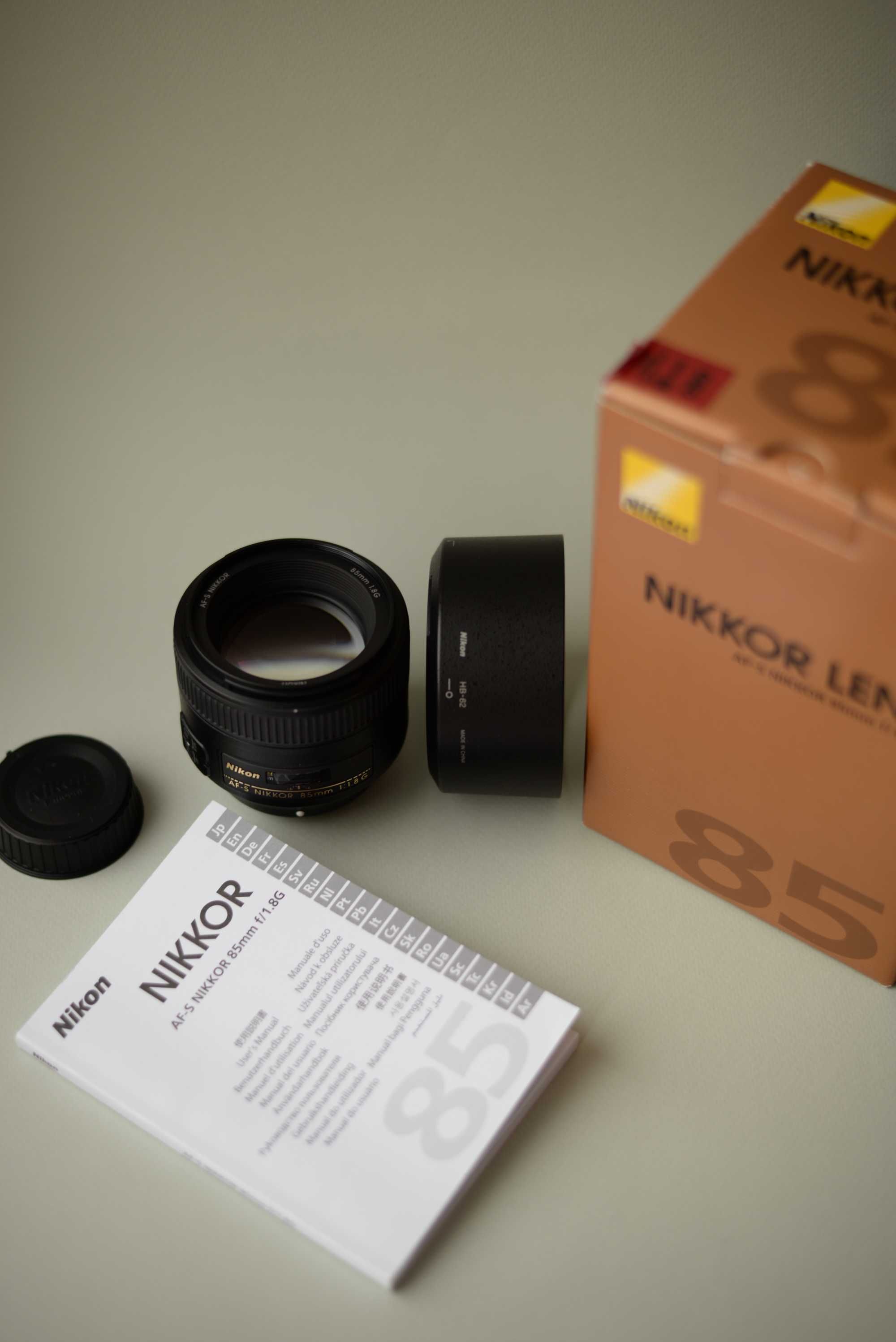 Об’єктив Nikon 85 mm 1.8