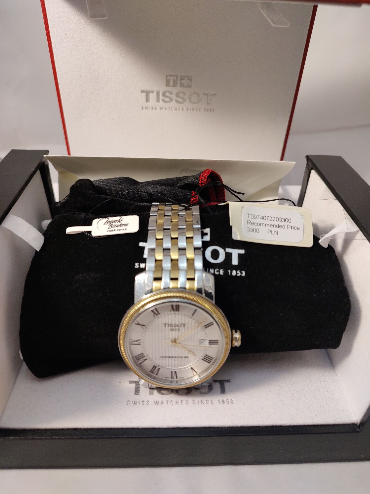 Zegarek Tissot Bridgeport GENT POWERMATIC 80 PVD