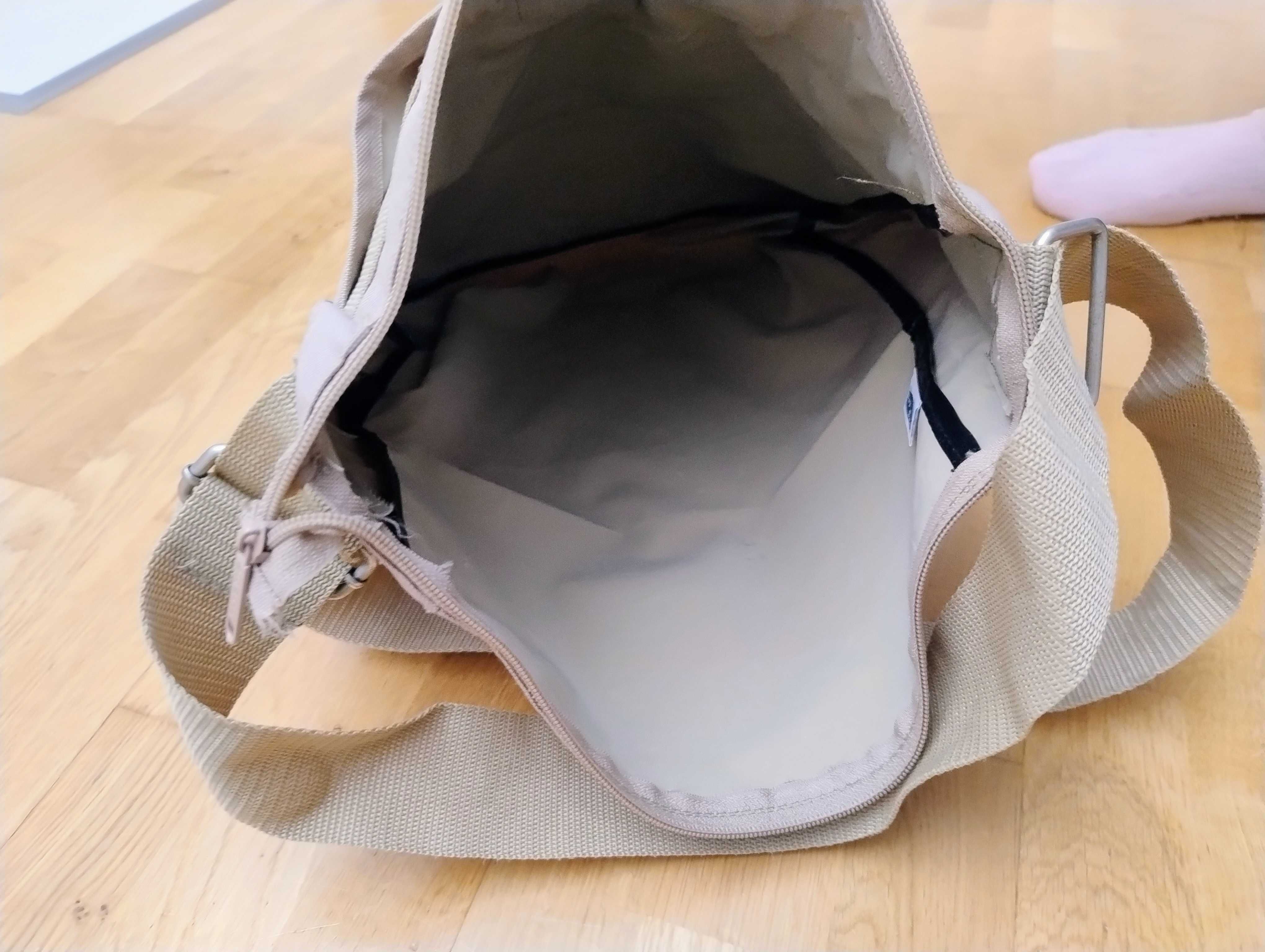 Torba na ramię Bag Base solidna praktyczna regulowany pasek unisex