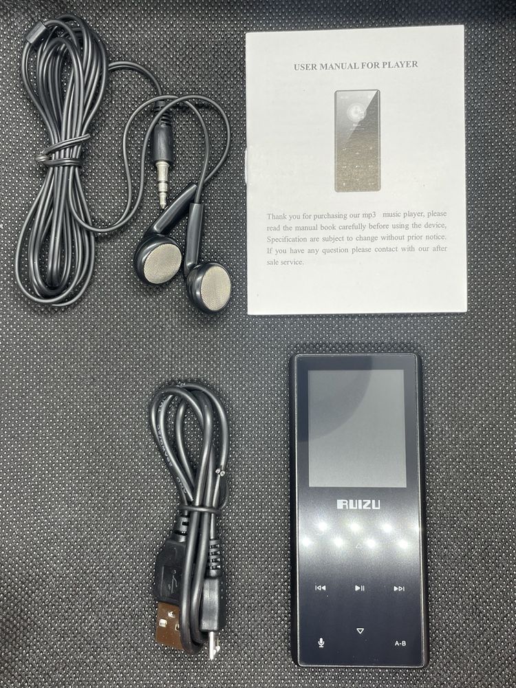 Плеер RUIZU D29, 8 Gb + наушники, Bluetooth, радио