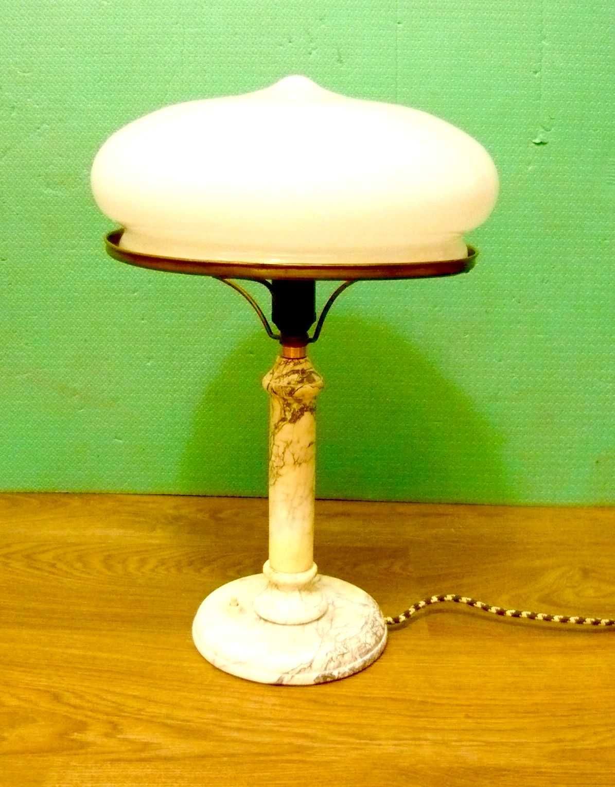 Лампа настольная мрамор, мраморная "Сталинка"