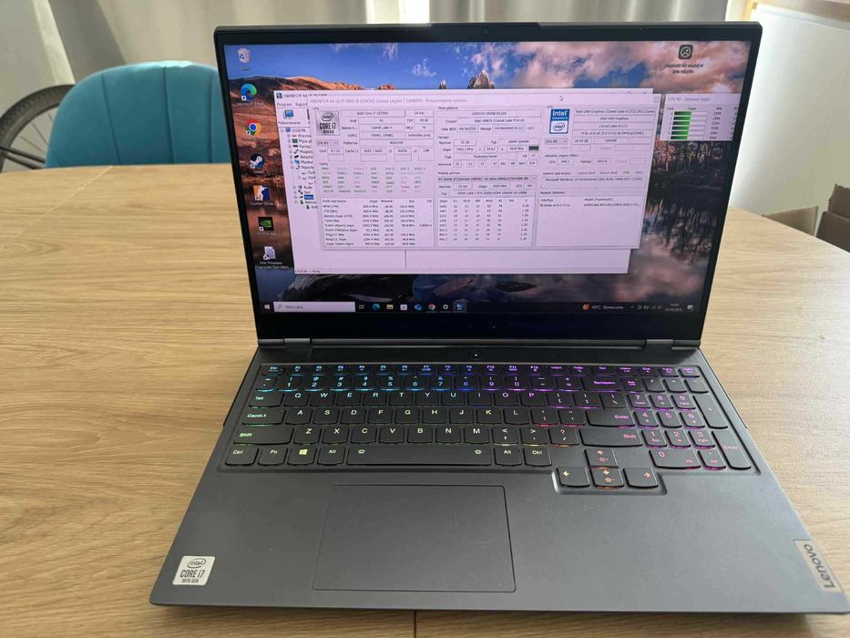 Lenovo Legion 7 i7-10750H / RTX 2070 8GB / 32GB RAM / Win 10 Pro
