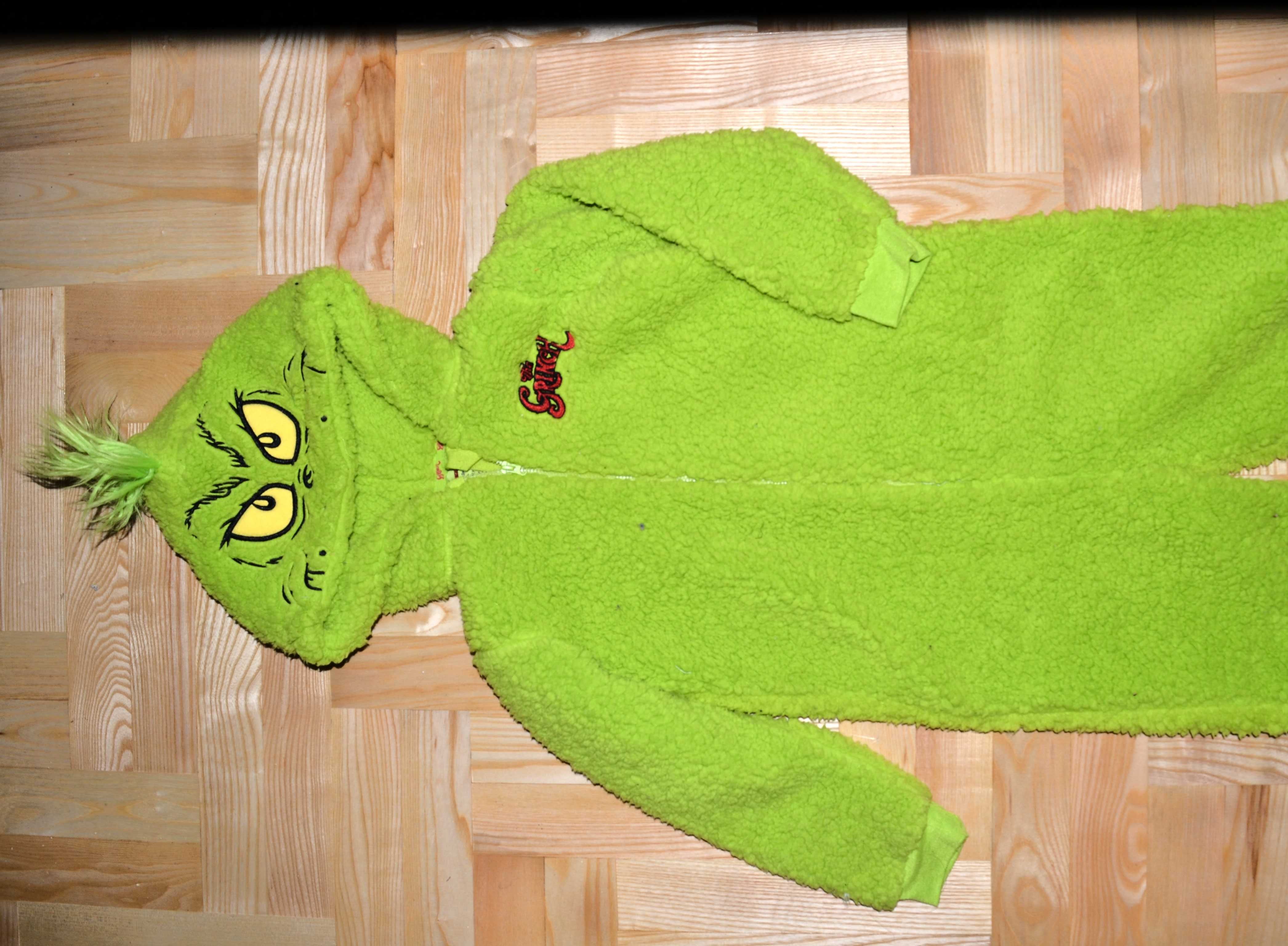The Grinch strój przebranie kombinezon 8/9 Lat_128/134 cm