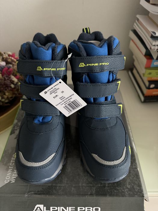 ALPINE PRO Buty chlopięce zimowe rozm.35