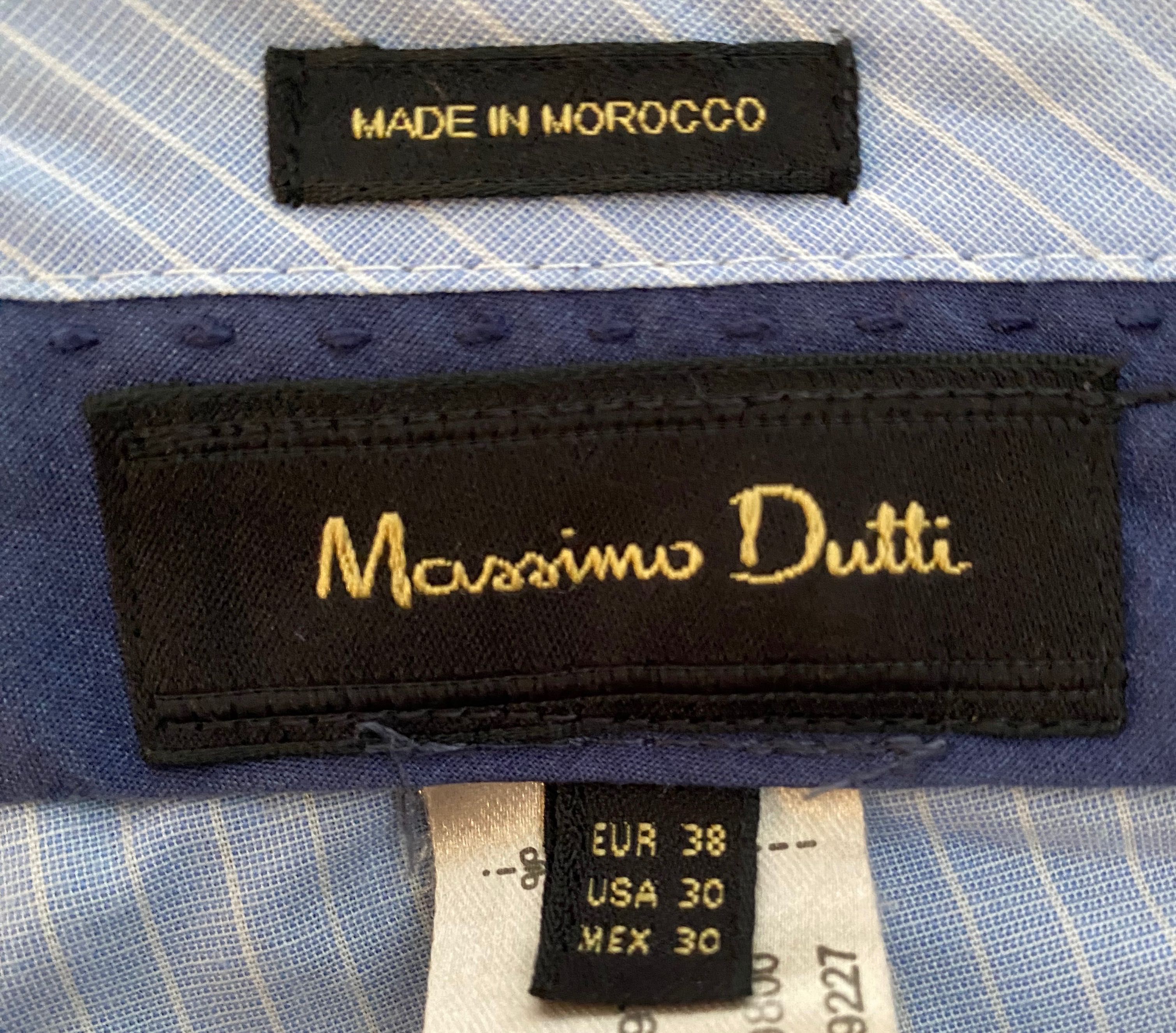 Calças azuis escuras - Massimo Dutti
