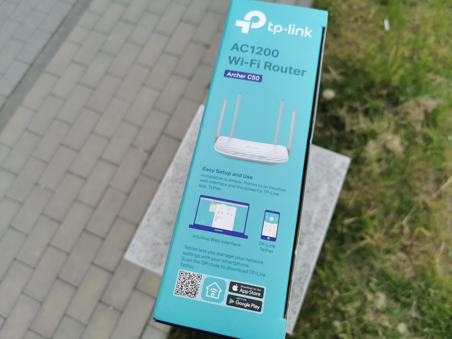 Router TP-LINK Archer C50 AC1200 z pełnym wyposażeniem