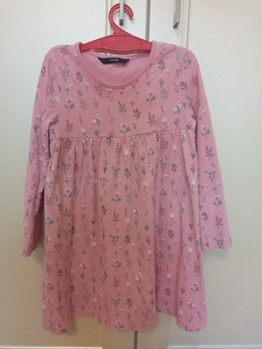 Платье с длинным рукавом  George девочки 5-6 лет 110 116 см