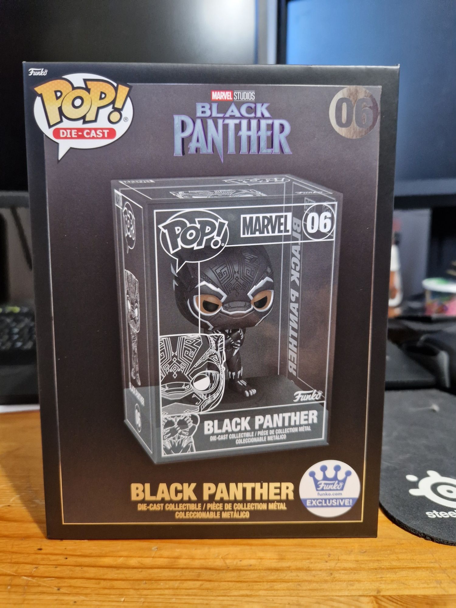 Figurka Funko Pop Metalowa Marvel Black Panther 06 Die-cast Chase