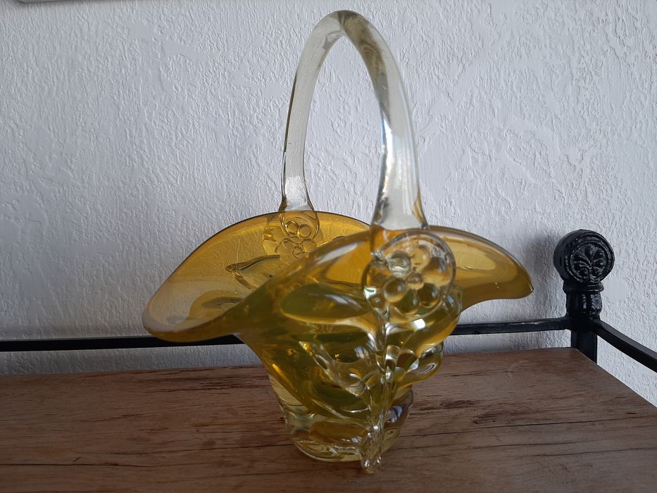 Цукерниця, ваза гутне скло СССР